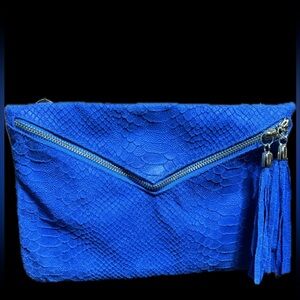 Blue snack skin bag
